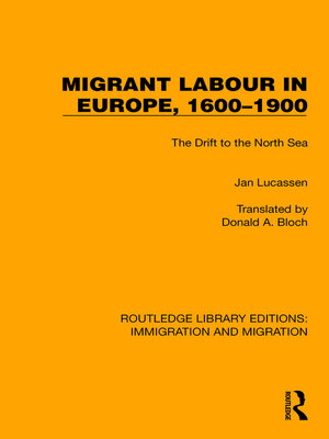 cover image of Migrant Labour in Europe, 1600–1900